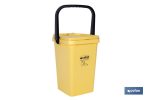 CONTENEDOR AMARILLO PARA PLASTICOS-LATAS, 25L.