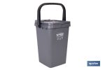 CONTENEDOR GRIS PARA RESTOS 25L.