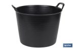 CAPAZO NEGRO RECICLADO 42 L 48.5 X 45 X 38 CM venta unitaria