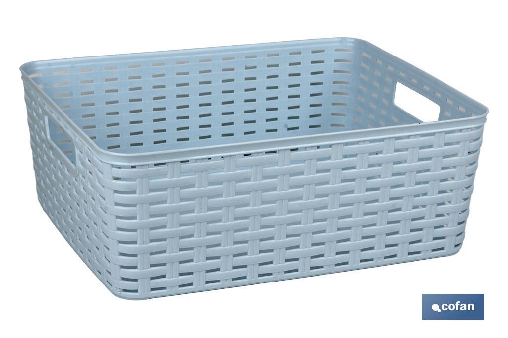 Cesta Multiusos | Capacidad 12 L | Cesta de Almacenaje | Cesta Organizadora - Imagen 2