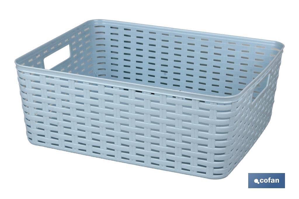 Cesta Multiusos | Capacidad 12 L | Cesta de Almacenaje | Cesta Organizadora - Imagen 3