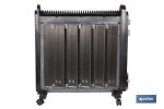 Radiador de mica 2000 W con termostato ajustable | Calefactor silencioso portátil de bajo consumo| Disponible en diferentes colores