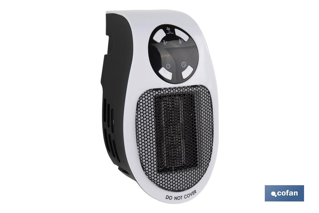 CALEFACTOR CERAMICO DE ENCHUFE CON MANDO A DISTANCIA 500 W - Imagen 2