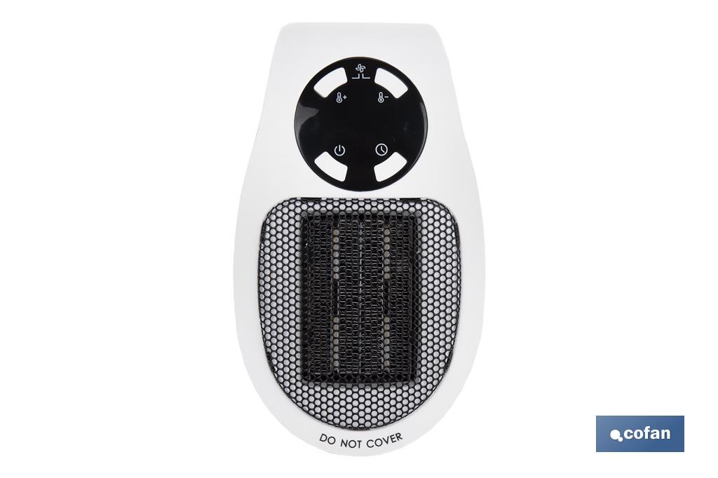 CALEFACTOR CERAMICO DE ENCHUFE CON MANDO A DISTANCIA 500 W - Imagen 3