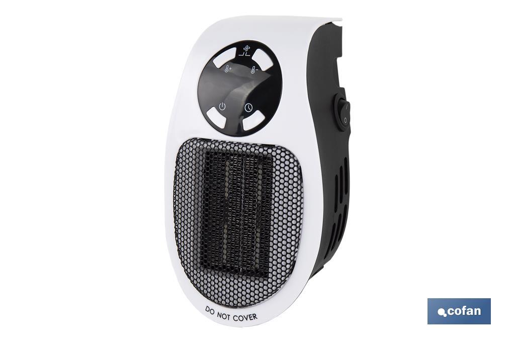 CALEFACTOR CERAMICO DE ENCHUFE CON MANDO A DISTANCIA 500 W - Imagen 4