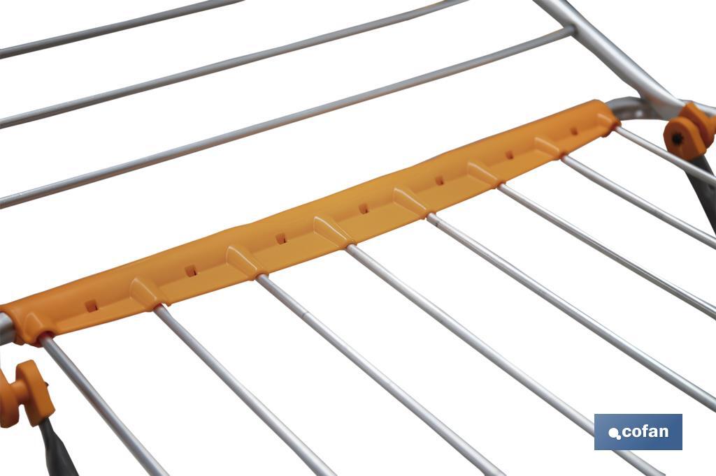 TENDEDERO SUELO CON ALAS PLEGABLES DE ALUMINIO + RUEDAS.18 m - Imagen 2