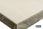 Mantel antimanchas resinado y confeccionado | Protección contra manchas | Material: 50 % de poliéster, 45 % de algodón | Diferentes tamaños