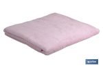 TOALLA BAÑO ROSA CLARO GR.580/M2 GAMA FLOR 100X150cm