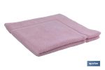 ALFOMBRA BAÑO ROSA CLARO GR.1000 GAMA FLOR 60X60 cm