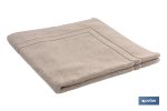 ALFOMBRA BAÑO BEIGE GR.1000 MODELO ABISINIA 60X60cm