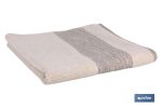 TOALLA BAÑO NATURE GR.600/M2 MODELO ALMA 100X150cm