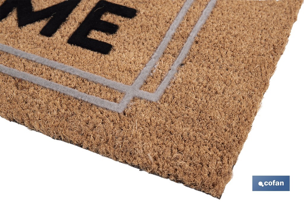 FELPUDO INTERIOR COCO FLOQUEADO 40 X 60 X 1.60 CM (HOME) - Imagen 3