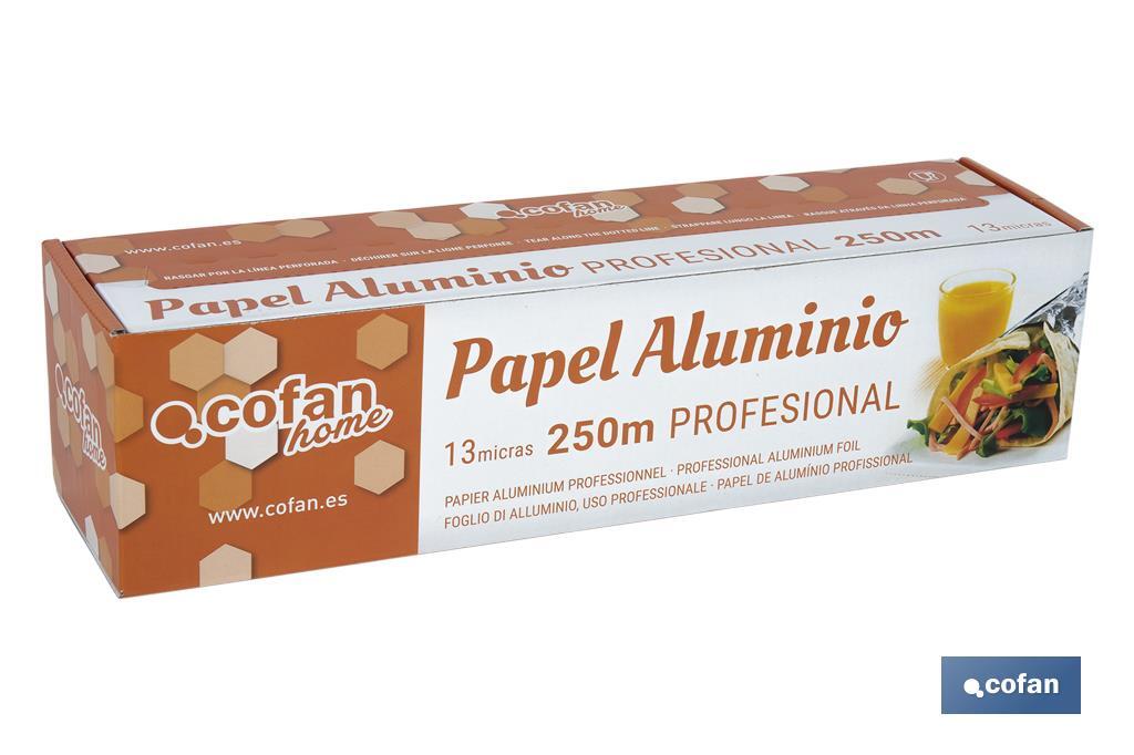 PAPEL ALUMINIO PROFESIONAL 13 MICRAS 2KG - Imagen 3