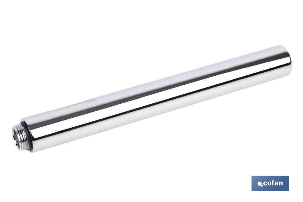 Tubo alargador de ducha de acero inoxidable | Diámetro exterior: Ø24 mm | Disponible en diferentes acabados y longitudes - Imagen 3