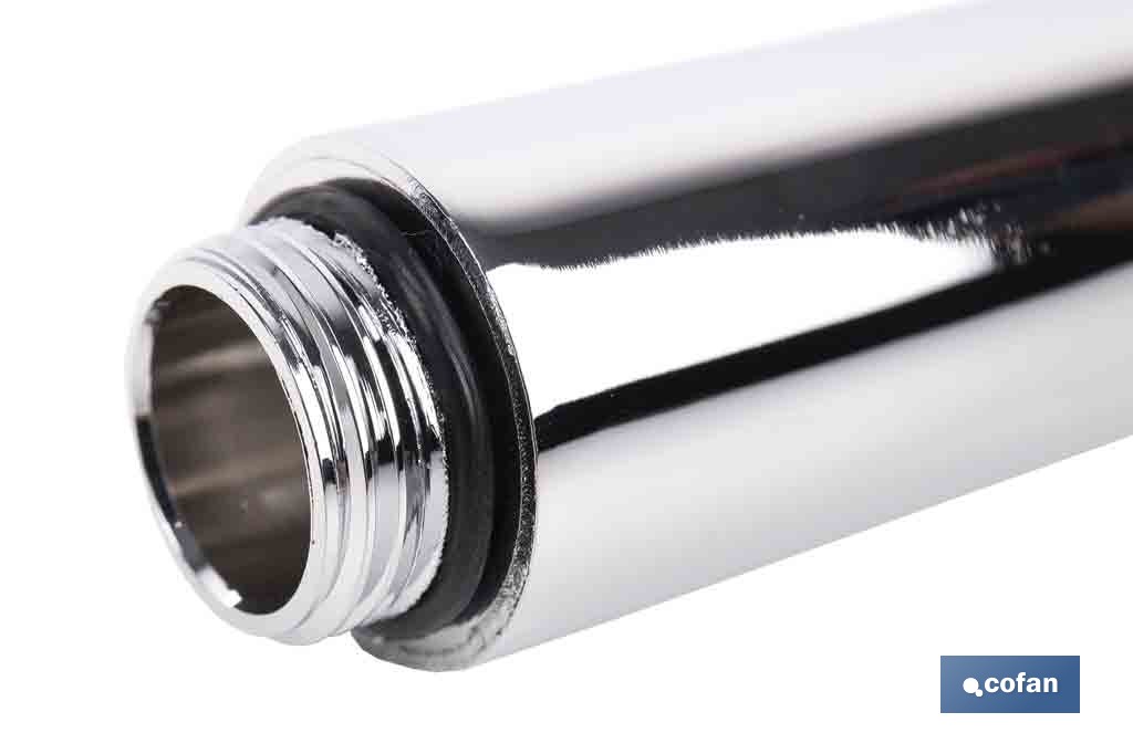 Tubo alargador de ducha de acero inoxidable | Diámetro exterior: Ø24 mm | Disponible en diferentes acabados y longitudes - Imagen 4