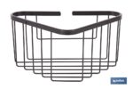 Cesta rinconera para ducha en acero inoxidable 304 | Disponible en dos acabados | Organizador de baño para rincones