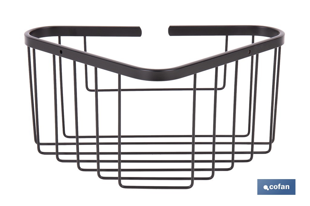 Cesta rinconera para ducha en acero inoxidable 304 | Disponible en dos acabados | Organizador de baño para rincones