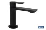 GRIFO MONOMANDO LAVABO NEGRO MATE 25mm MODELO KERCH