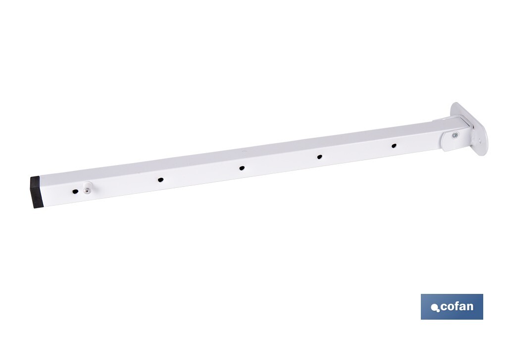TENDEDERO DE PARED ABATIBLE JUEGO DE DOS SOPORTES LARGO 50,5 CM - Imagen 2