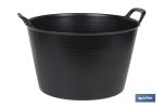 CAPAZO NEGRO RECICLADO 56 L 59,5 X 52,5 X 38 CM VENTA UNITARIA