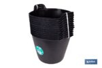 CAPAZO NEGRO RECICLADO 25 L 42 X 38 X 32.5 CM