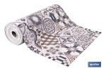 ROLLO DE ALFOMBRA VINILICA DISEÑO ARABESCO 84% VINILO 16% POLIESTER 52 X 20 M