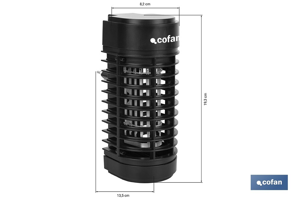LÁMPARA LED ANTIINSECTOS DE ENCHUFE 3 W 50 M2 - Imagen 2