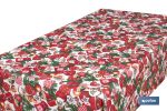 ROLLO DE MANTEL RESINADO ANTIMANCHAS ENCANTO NAVIDEÑO 75% ALGODÓN 25% POLIÉSTER 1,40 X 15 M