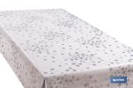 ROLLO DE HULE DISEÑO ESTRELLAS PLATEADAS 1,40 X 20 M