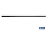Burlete adhesivo de aluminio con cepillo | Longitud de 92 cm | Disponible en diferentes acabados