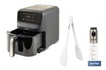 PACK DE FREIDORA DE AIRE, PINZAS Y PULVERIZADOR DE ACEITE