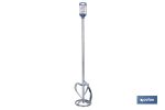 Varilla mezcladora mortero | Accesorio mezclador M14 | Adecuada para mezclar mortero o cemento | Longitud: 600 mm | Disponible en diferentes diámetros