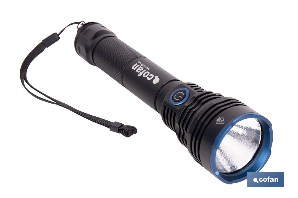 Linterna LED de alta potencia | Recargable con 6 modos de luz | Disponible en dos potencias: 18.000 lm y 10.000 lm - Imagen 2