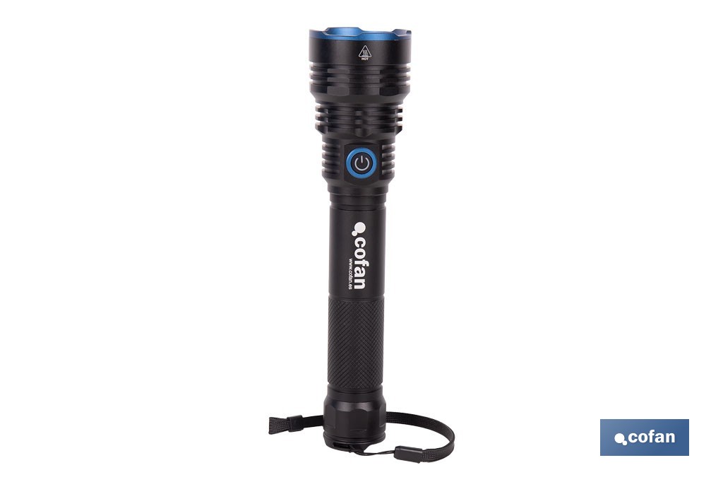 Linterna LED de alta potencia | Recargable con 6 modos de luz | Disponible en dos potencias: 18.000 lm y 10.000 lm - Imagen 3