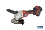 AMOLADORA A BATERÍA Li-ion 20 V 10.000 RPM - 115/125 MM