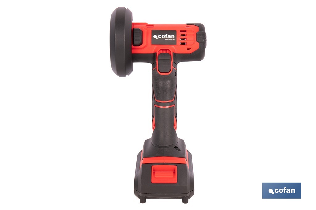 Mini amoladora a batería | 19.500 rpm | Para discos 76 mm | Empuñadura ergonómica | Disponible con y sin batería y cargador - Imagen 4