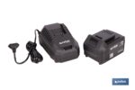 PACK CARGADOR 20 V 4.5 A Y BATERÍA Li-ion 20 V 4.0Ah