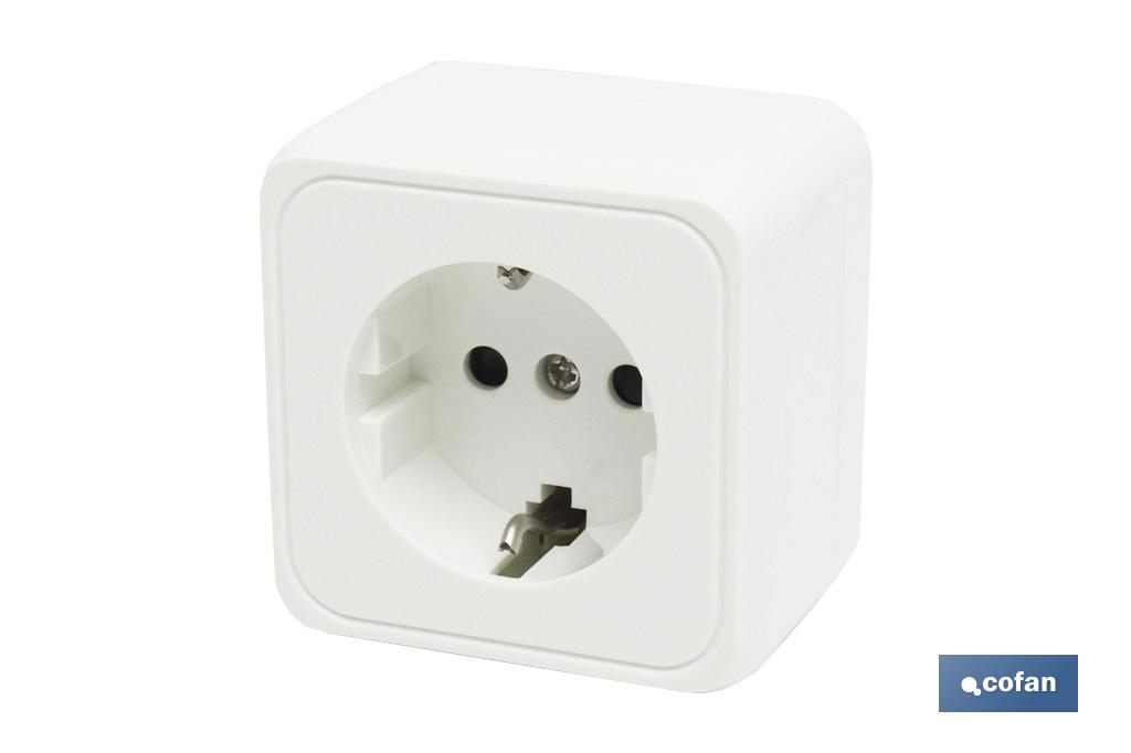 BASE CUADRADA SUPERFICIE +T.T.(16A-250V) - Imagen 2