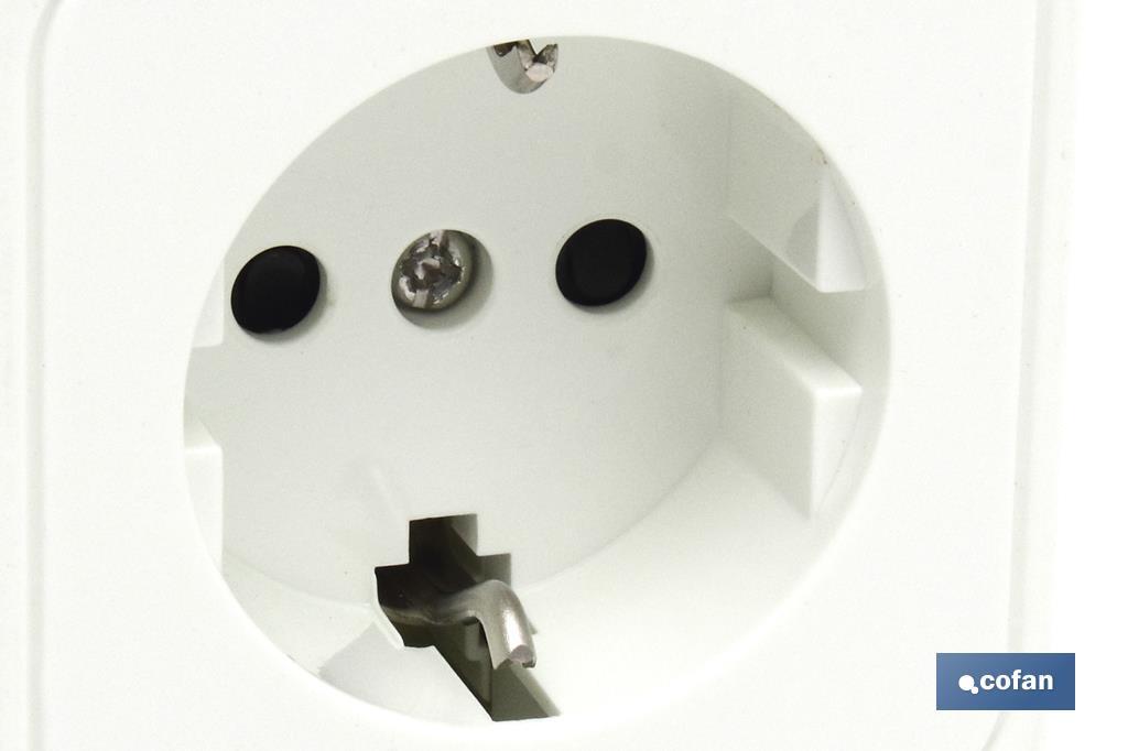 BASE CUADRADA SUPERFICIE +T.T.(16A-250V) - Imagen 3