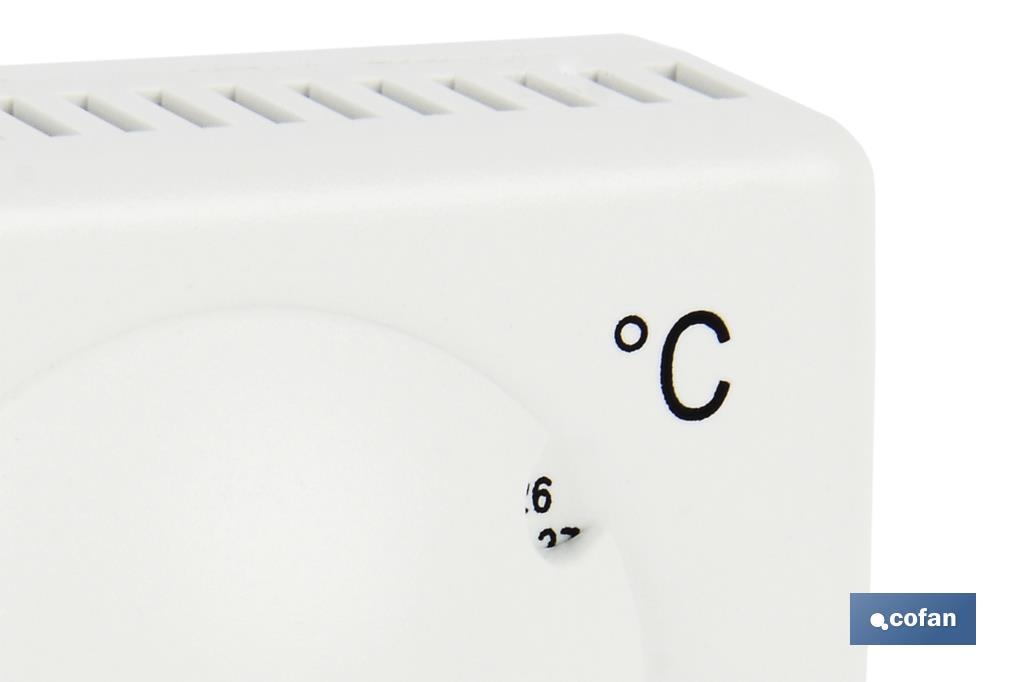 TERMOSTATO ANALOGICO CALEFACCIÓN (5°C-35°C) - Imagen 2