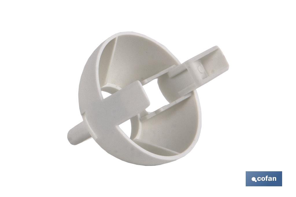 PORTALÁMPARAS PARA OBRA E-27 4A250V RESINA TERMOESTABLE BLANCO - Imagen 4