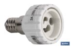 Portalámparas adaptador | Adapta de E27 a GU10/GZ10 | 2 A - 250 V~