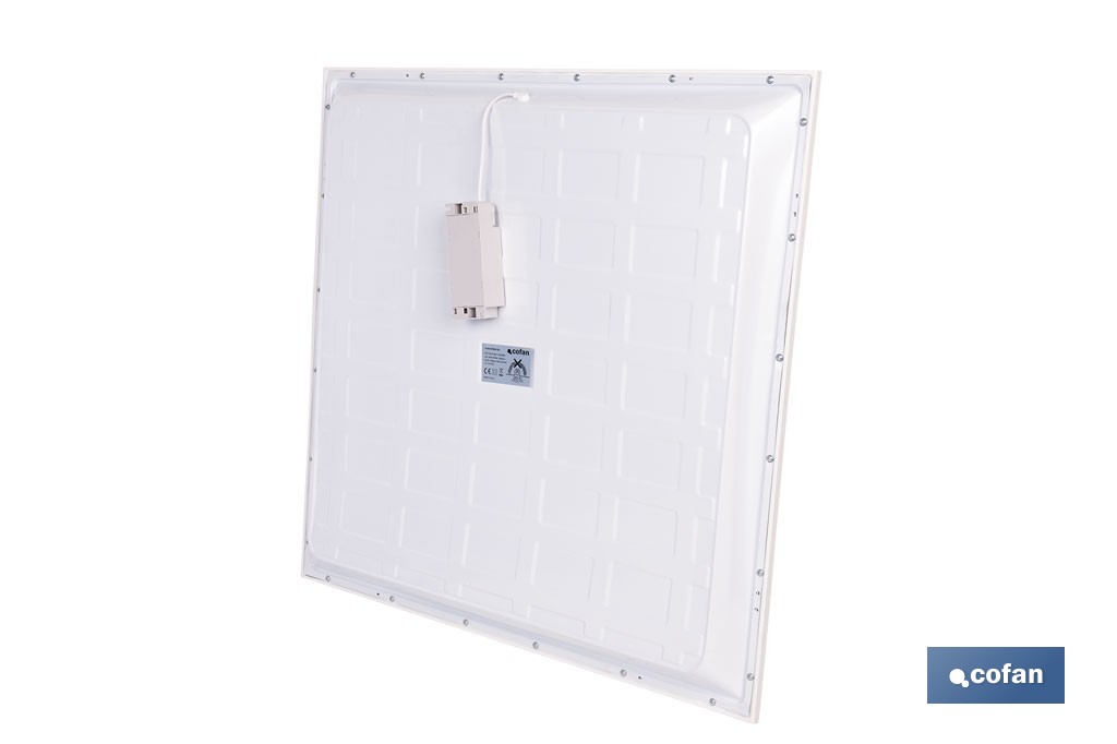 PANEL LED EMPOTRAR 36 W IP20 3600 LM 6500 K 595 X 595 MM - Imagen 4