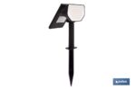 PACK DE 4 UDS. APLIQUE SOLAR CON SENSOR 3,7 V 1,2 Ah 3000 K 330 X 104 X 161 MM