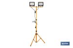 TRÍPODE TELESCÓPICO CON 2 PROYECTORES LED 2 X 50 W 6500 K 1,75 M