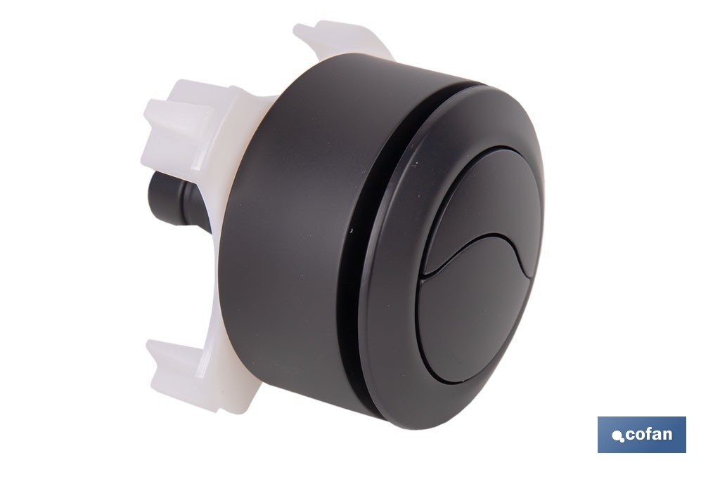 PULSADOR NEGRO DE DOBLE DESCARGA PARA DESCARGADOR MODELO EUME - Imagen 4