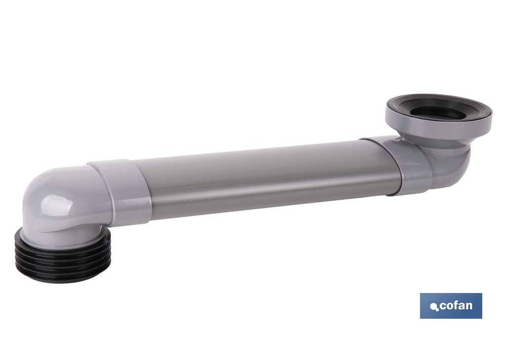 MANGUITO HORIZONTAL DE CONEXIÓN AJUSTABLE Ø90 MM - 90/110 MM 490-170 MM - Imagen 4