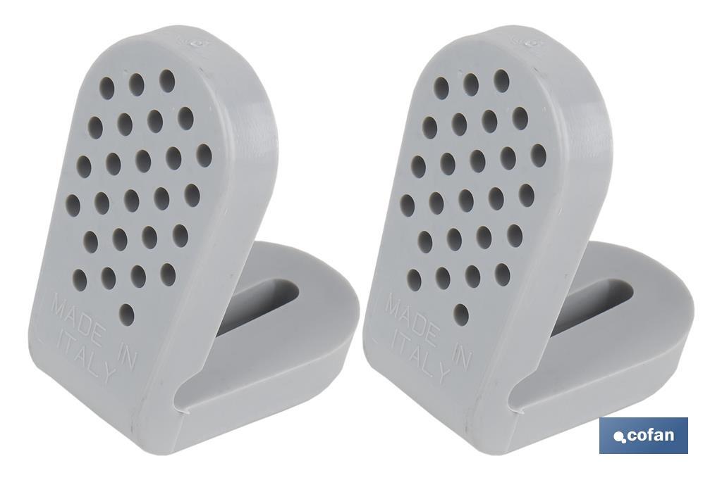 CONJUNTO TORNILLOS FIJACIÓN INODORO Y SOPORTE NYLON HORIZONTAL - Imagen 2