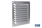 Rejilla de Ventilación con Mosquitera | Fabricada en Aluminio | Varias Medidas