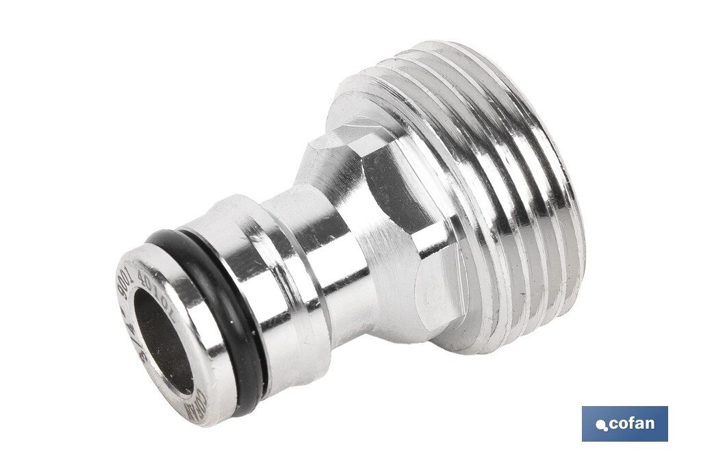 Adaptador de latón de rosca macho | Diferentes medidas | Apto para manguera | Ideal para jardinería - Imagen 3